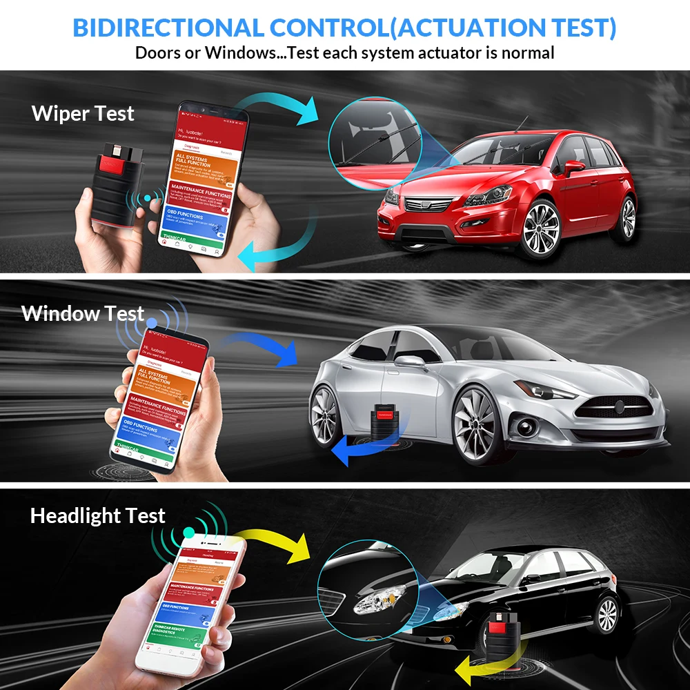 2026 THINKCAR Thinkdiag ALL System Car Diagnostic Tools ECU Coding Active Test 16 Reset 1 Year Free OBD2 Scanner code reader