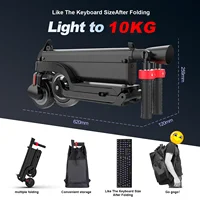 Trottinette électrique pliable HX X6 pour adulte, 350W, 36V7.5AH, vitesse 25km/h 2