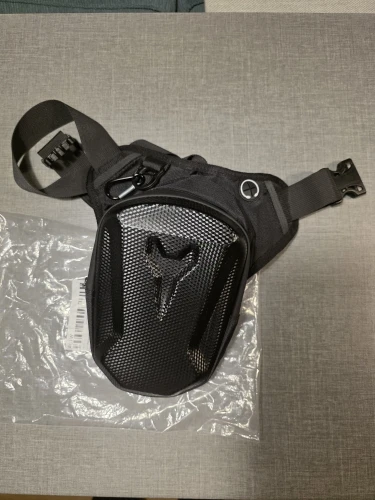 Motorcycle Rider Men Hip Bum Pack Waterproof Motorcycle Waist Leg Bag Casual Drop Leg Side Bag Outdoor Fanny Pack Bag for Sports photo review