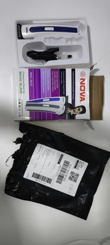 Máquininha De Cortar Cabelo e/ou Barbeador Portátil Aparador Barba 3915 bivolt Recarregável-ENVIO IMEDIATO PARA TODO BRASIL photo review