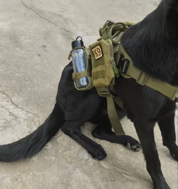 XL - Y-camo - Harnais de POLICE K9 pour chien, longueur réglable, pas dans  la marche, gilet pour animaux de c