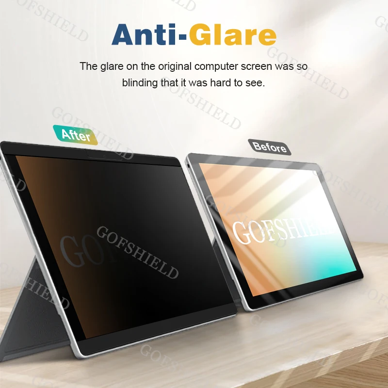 Surface Laptop ZOEGAA Privacy Screen, Anti Blue Light Sliding