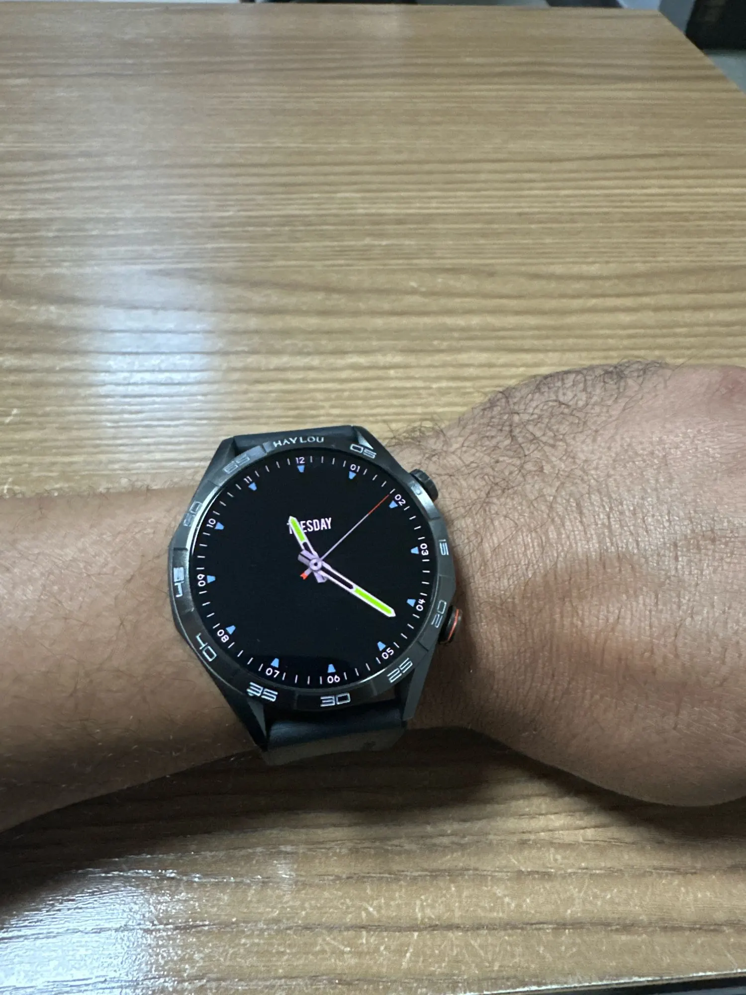 HAYLOU Solar 5 Chamada por Voz Smartwatch 1.58, Smartwatch Esportivo para Homens. photo review