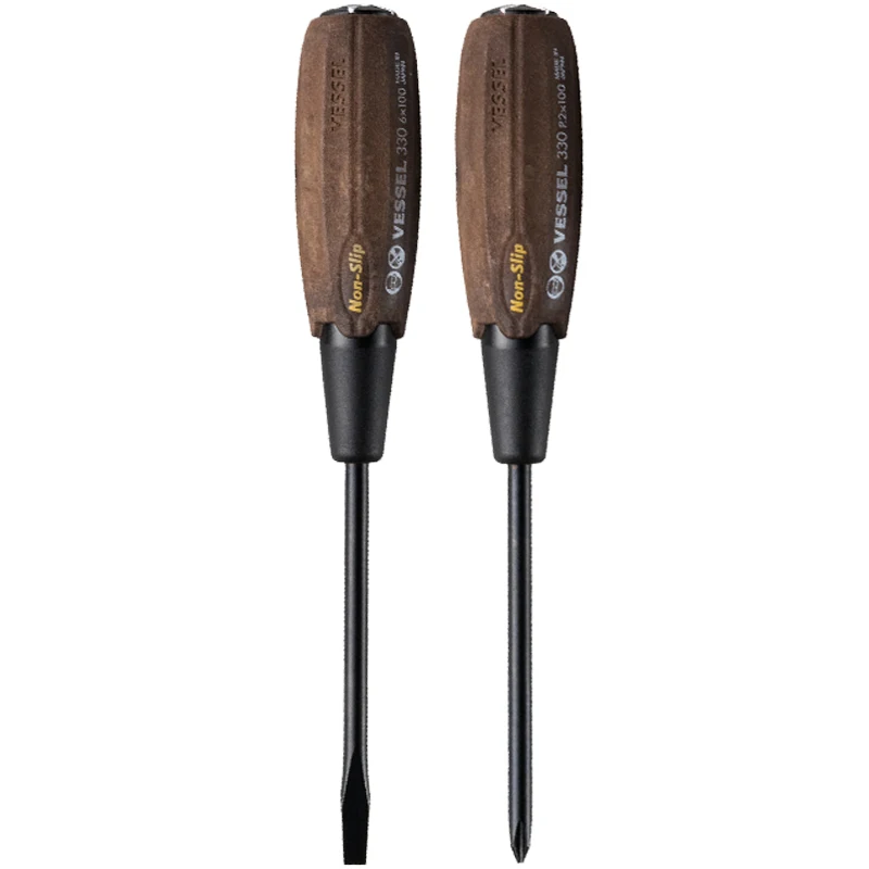 VESSEL ウッド-compo滑り止めドライバー日本のハンドツールn.330  