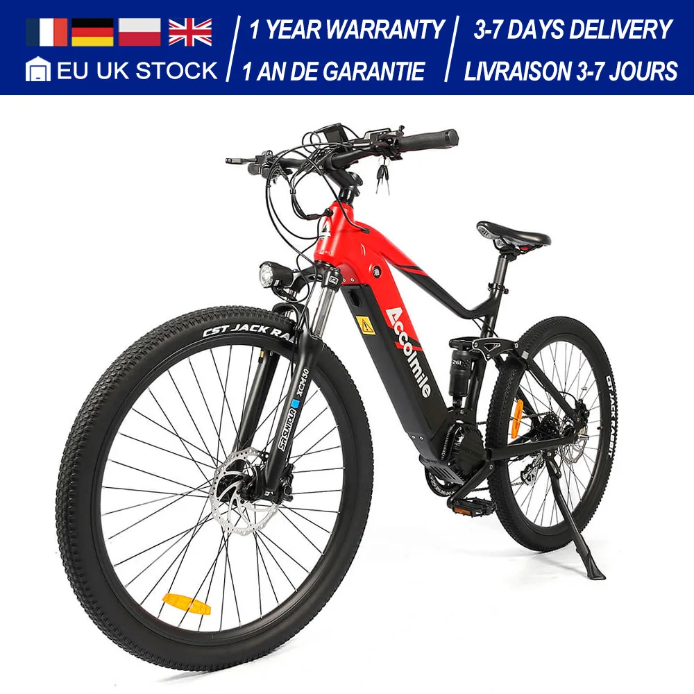 Accolmile Powerful Electric Bike 48V 750W 250W Mountain E Bicycle