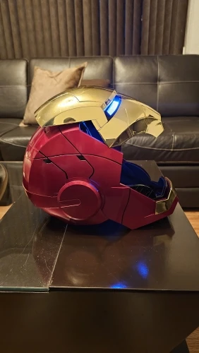 Iron Man Helmet Mk5 Electric Voice Activated Control Wearable Mask 1:1 Automatic Opening Closing Model Figure Adult Toy Gift