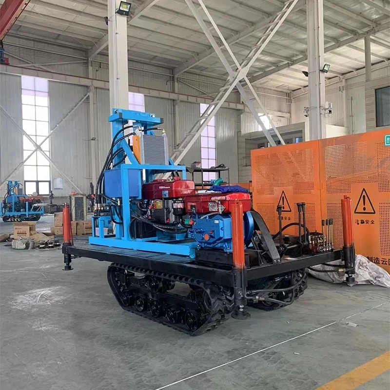Customized Crawler Water Well Drilling Rig Deliver To TALCAHUANO Port 3