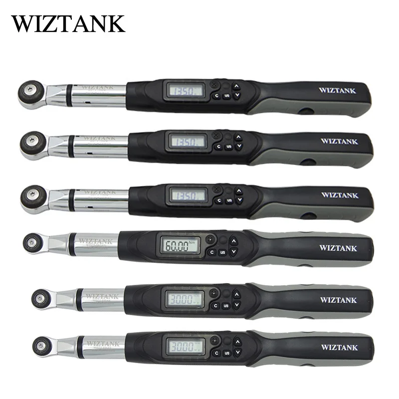 WIZTANK WEC Series Digital Torque Wrench 1.5 135 Nm Accuracy 1, 2, 1/4