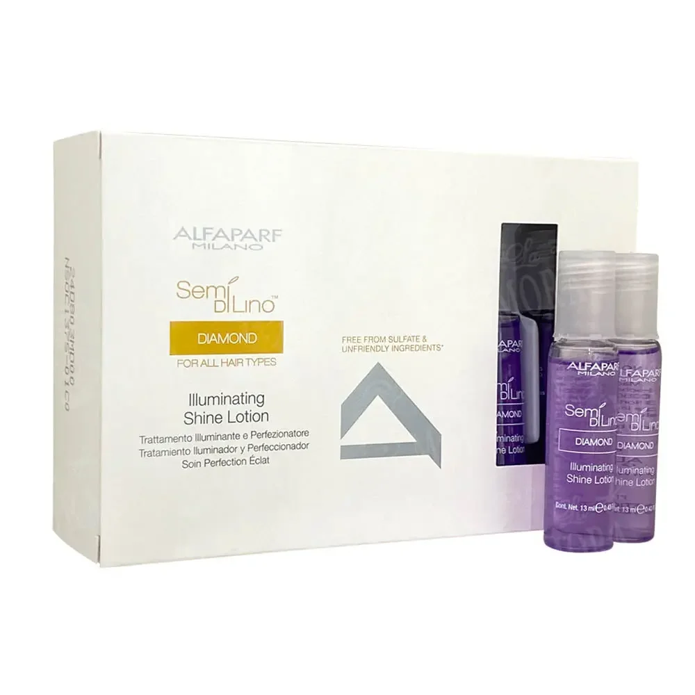 Alfaparf Ampolleta Semilla de Lino Rosa Caja Con 12 Ampolletas de 120 ml