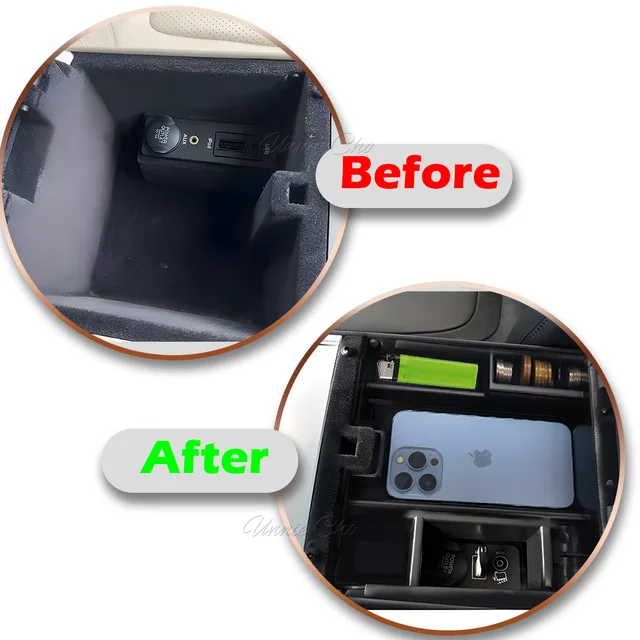 For Jaguar XF Storage Box Armrest Organizer Tray Center Console Stowing Tidying Compartment for Jaguar X250 Interior Spare Parts 3