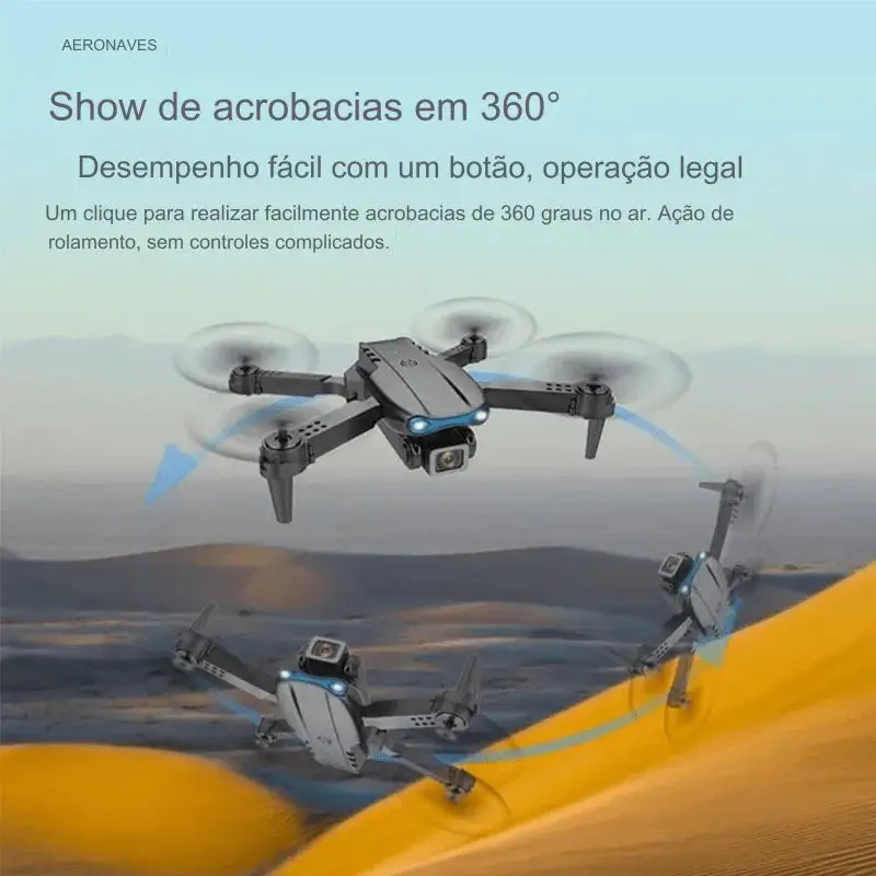Professional Drone with 4K Camera E99 Pro 2.4G WiFi Recording - 4