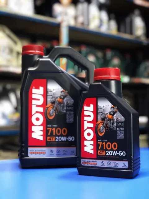 Aceite de motor Motul 7100 20w50 4T 1L para motocicleta, 104103, 104104 -  AliExpress