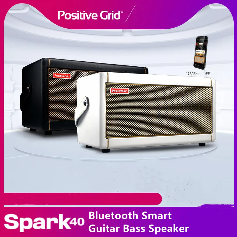 Positive Grid Spark 40 Guitar Amplifier, Electric, Bass and Acoustic Spark  Guitar Amp