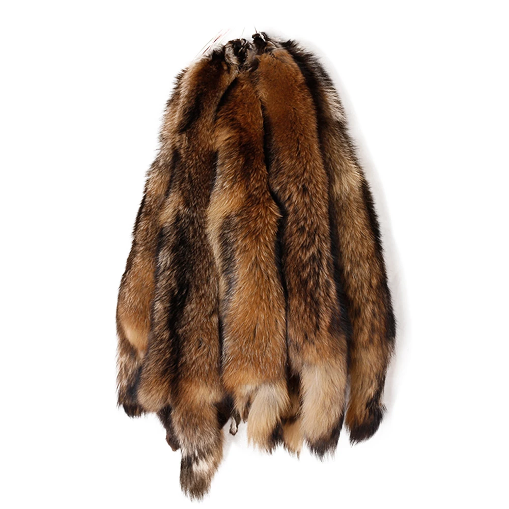 Free Shipping Real Natural Raccoon Hide Fur Animal Skin Pelt Plush Charm  Cosplay Coats Bags Scarf Clothing Accessory - Fur - AliExpress