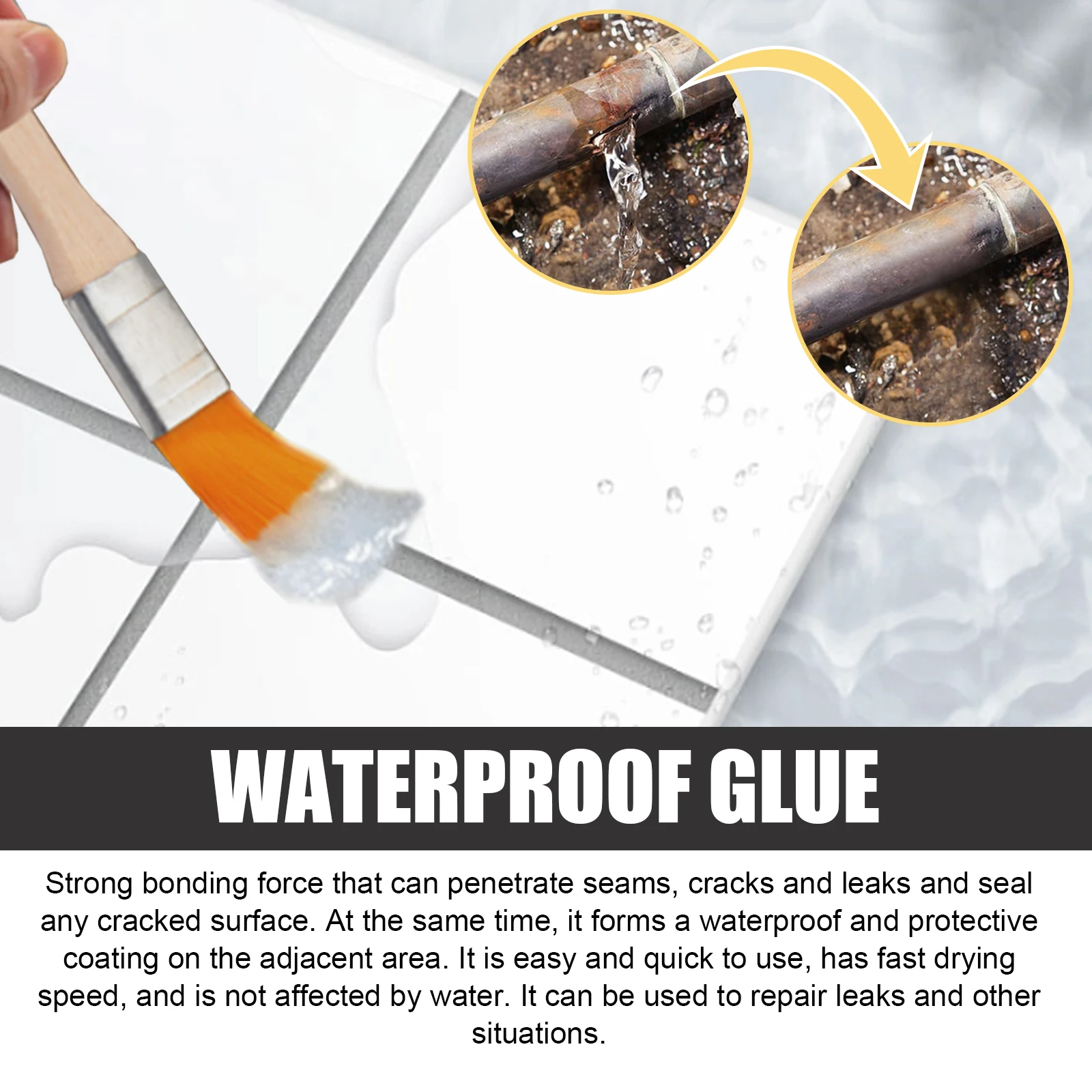 Waterproof Rubberized Liquid Paint for Roof and Floor Repair