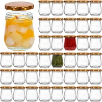 Mason Jars, 100ml Mason Jars Canning Jelly Jars with Lids, Ideal for Jam, Honey, Wedding Favors, Shower Favors, Spice Jar 1