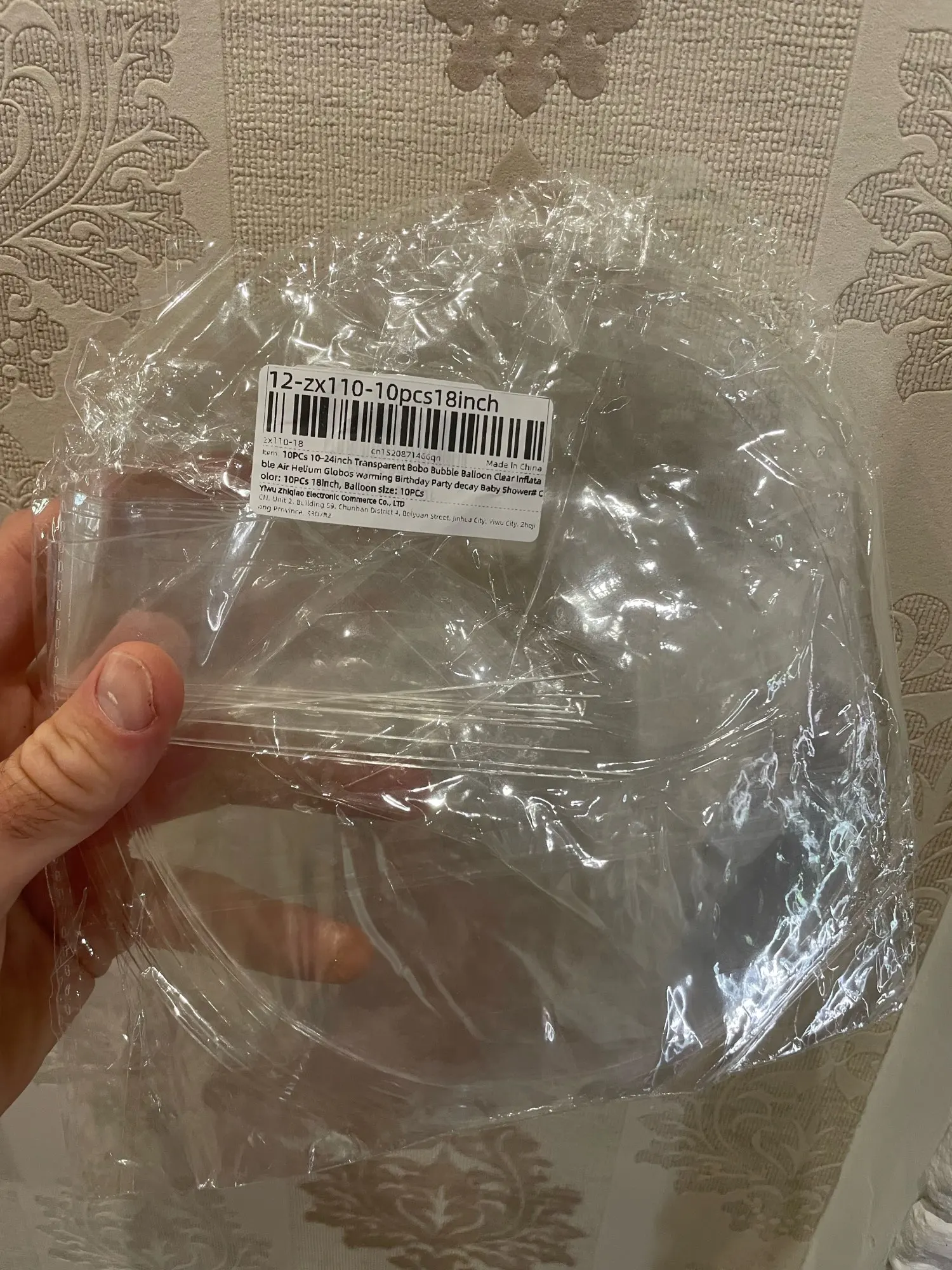 10pcs Transparent Bubble Balloons - Clear Party Decor for Baby Showers photo review