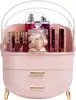 Pink Makeup Storage Organizer with Lid in Standard Size 1