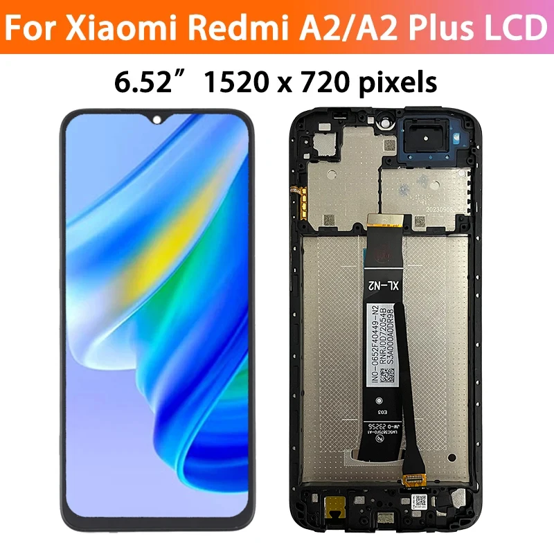Schermo LCD + Touch Per Redmi A2/A2 Plus - Kit Completo Con Strumenti Di Riparazione