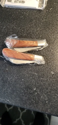 Folding Grafting Knife Grafting Tools Grafting Pruning Knife Professional Garden fruit tree Grafting Cutter Wooden Handle Knife photo review