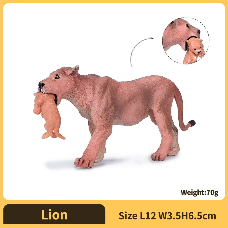 Wild Life lion Figurine - Authentic and Highly Detailed Wild Animal Toy, Durable for Education and Fun Play for Kids, Ages 3+