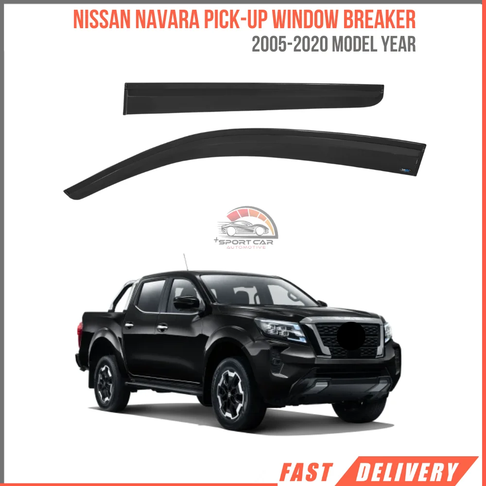 

Для NISSAN NAVARA PICK-UP 2005-2020 ветровка из стекла спортивный стиль 4 шт. защита от дождя-бесплатная доставка