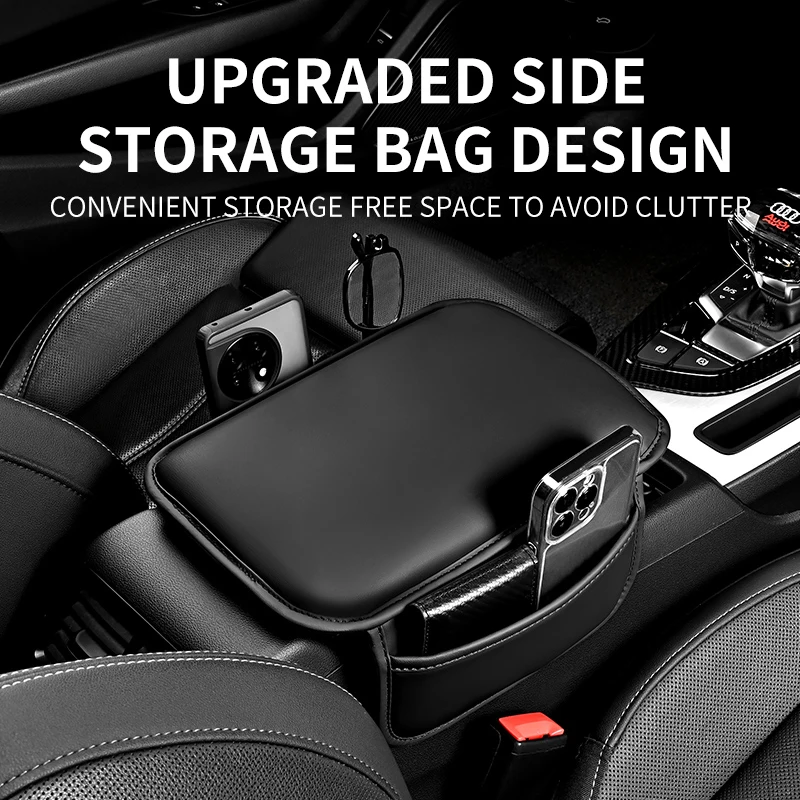 Wear Resistant Pu Leather Car Armrest Pad