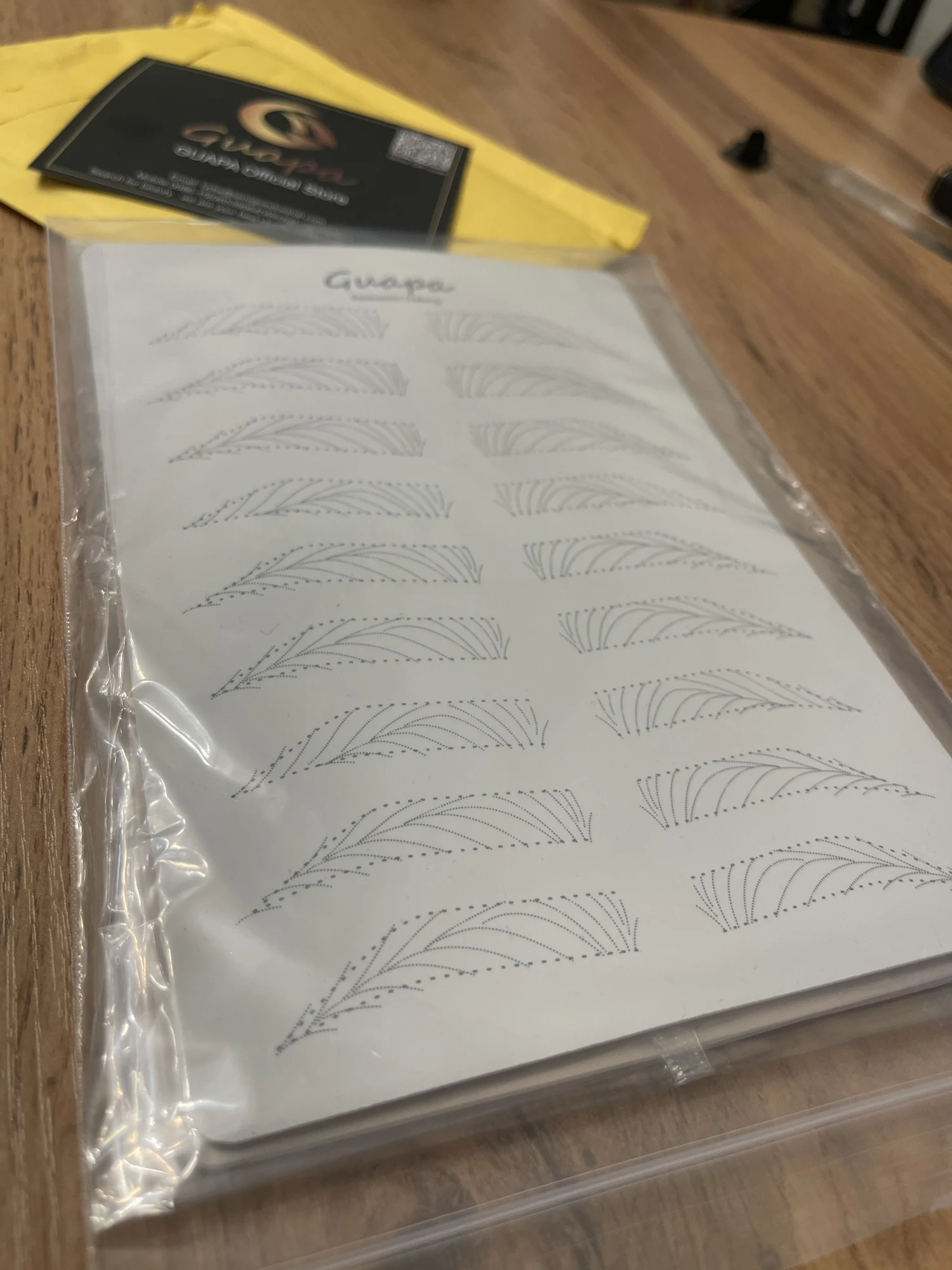 Hair Stroke Pattern Practice Pad Double Sided Best Nano Brows Silicone Practice Skin For Permanent Makeup Basic Hair Stroke photo review
