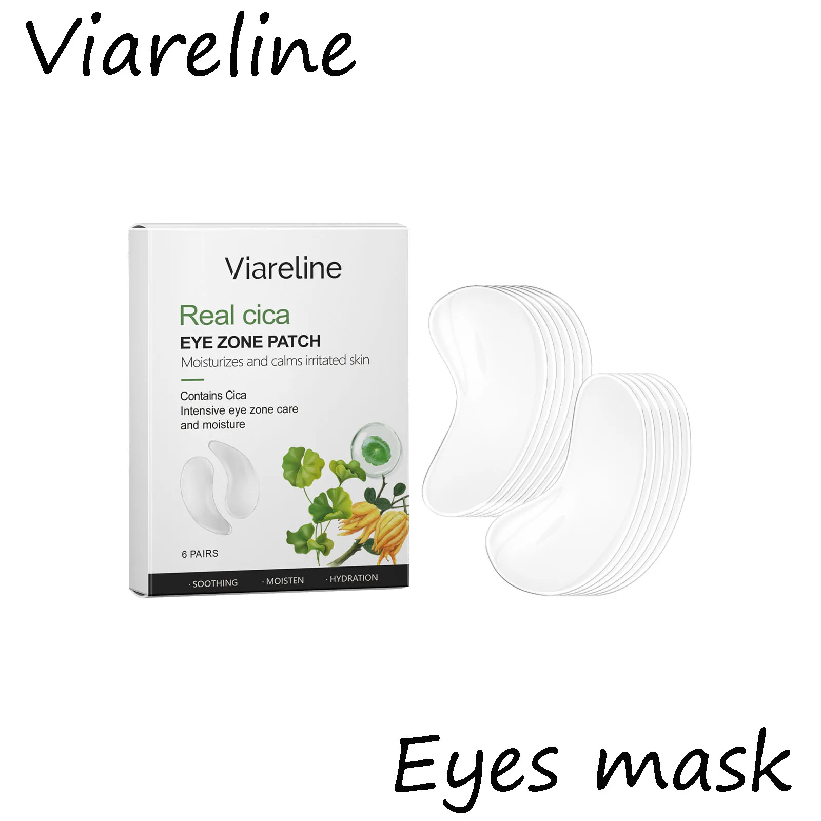 Viareline Centella Eye Mask For Deep Moisturization And Wrinkles_voghion.com