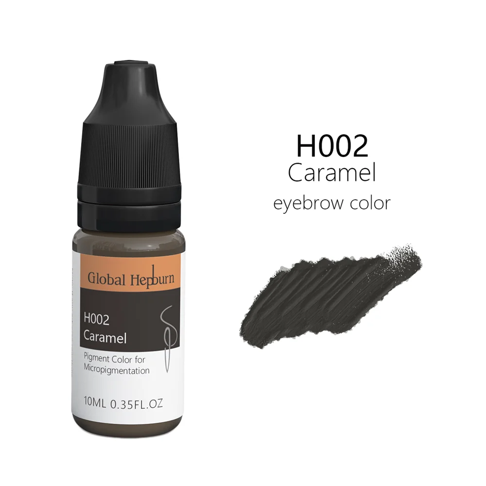 Newest Global Hepburn Watery Based Liquid Creamy Eyebrows Lip Eyeliner Tattoo Ink Pigment Permanent Makeup