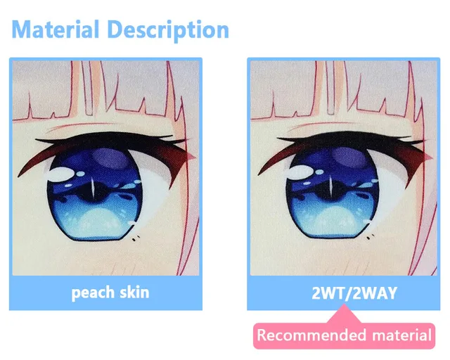 Dakimakura Anime Pillow Cover Azusa Aizawa Double Sided Print Life