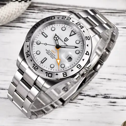 PAGANI DESIGN 2026 New Automatic Machinery Men's Watch GMT DG5833 Stainless Steel sapphire crystal 10Bar Waterproof reloj hombre - Image 4