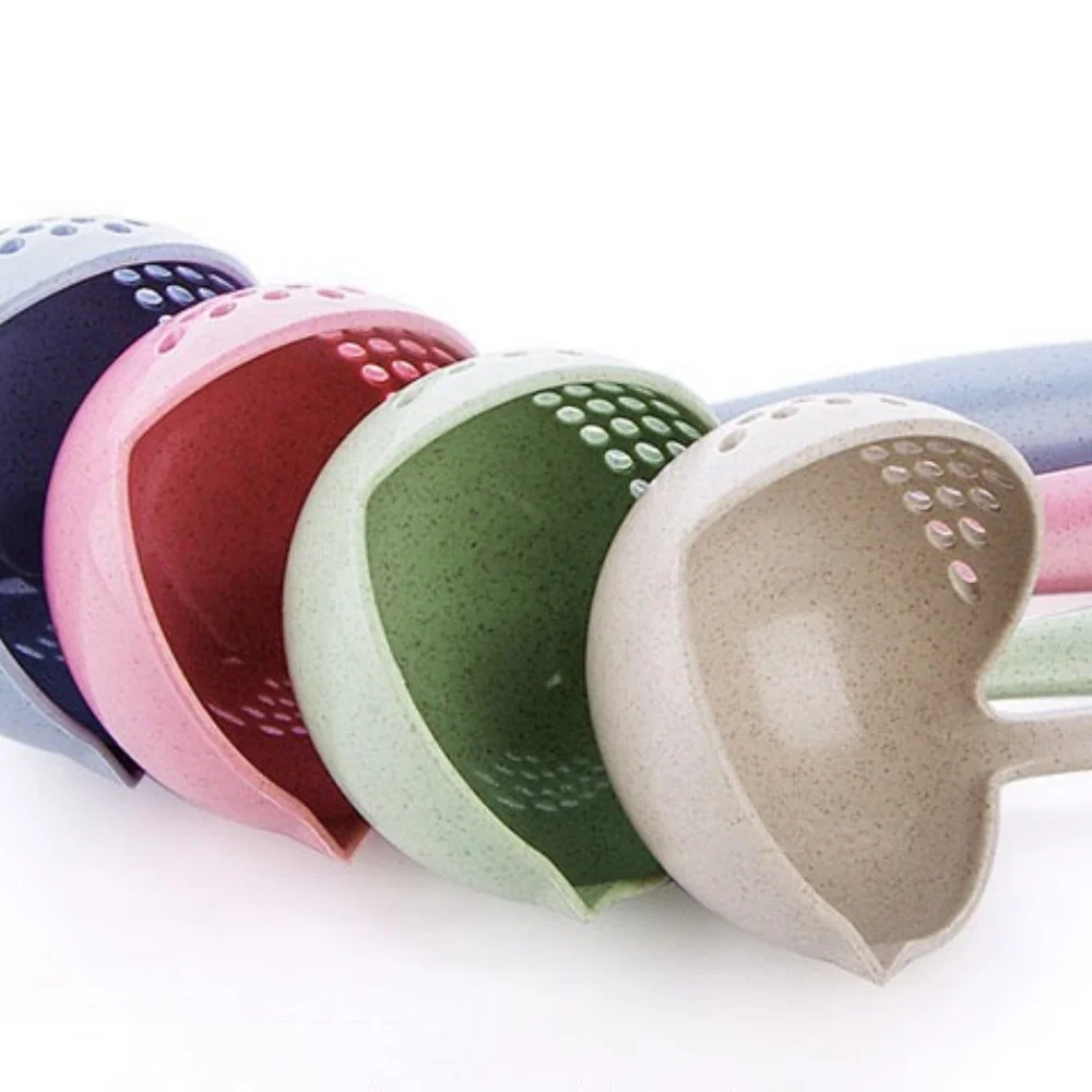 مصفاة شوربة، مصفاة حساء اثنين في واحد، يفصل السائل والصلب، مناسبة لخدمة الحساء والطهايات والمرق والمشروبات الحفلات