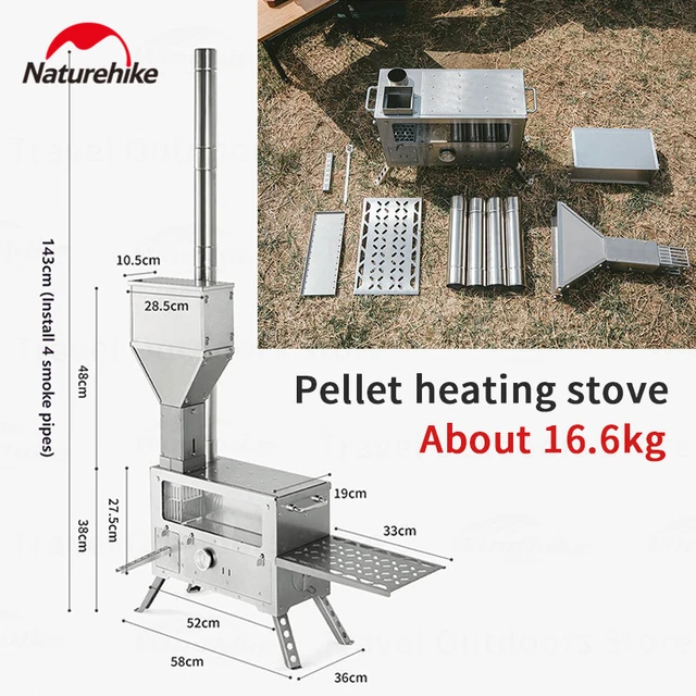 Poêle à bois extérieur portable Camping brûleur cuisson  Poêles extérieurs  en acier inoxydable-Poêle d'extérieur et accessoires-Aliexpress