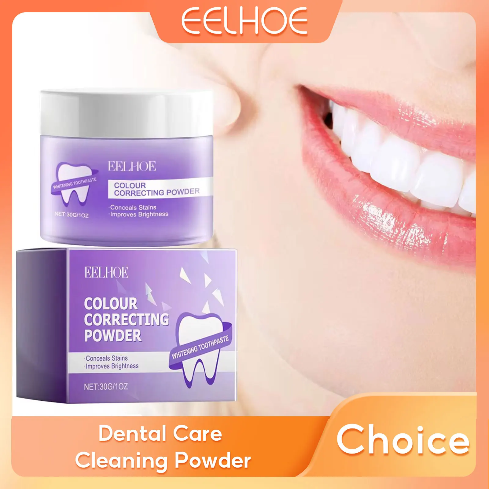 Teeth Whitening Powder Cleaning Plaque Remover Oral Care