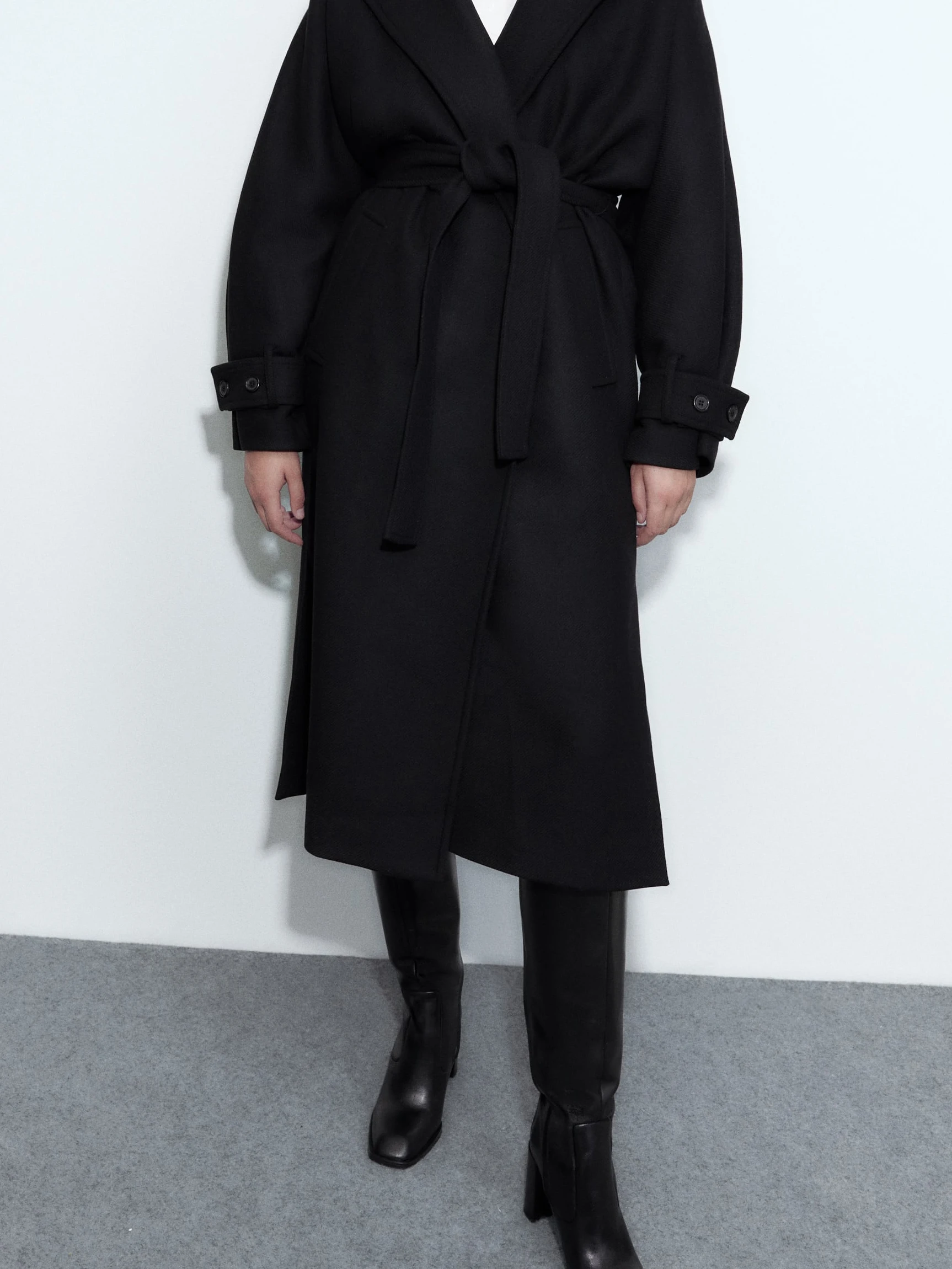 QUTAA 2023 Women Knee High Boots Genuine Leather High Heels Square Toe  Ladies Winter Shoes Woman Autumn Fashion Size 34-42