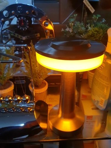 Retro Revive USB Rechargeable LED Table Lamp, Infinitely Dimmable Night Light photo review
