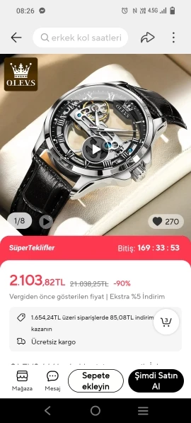 OLEVS Luxury Men Watches Automatic Mechanical Wristwatch Skeleton Design Waterproof Leather Strap Male Watch Reloj Hombre photo review