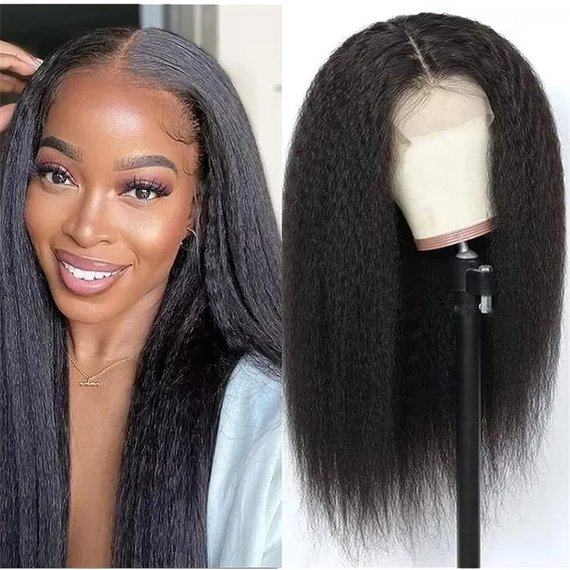 transparente-kinky-straight-13x6-hd-lace-frontal-wig-natural-brazilian-hairline-200-density-yaki-for-woman-natural-hair