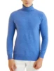 Knit Sweater for Men 100% Merino Wool Turtleneck Sweater 2023 Fall Winter Warm Long Sleeve Pullover Male Korean Luxury Clothing 3