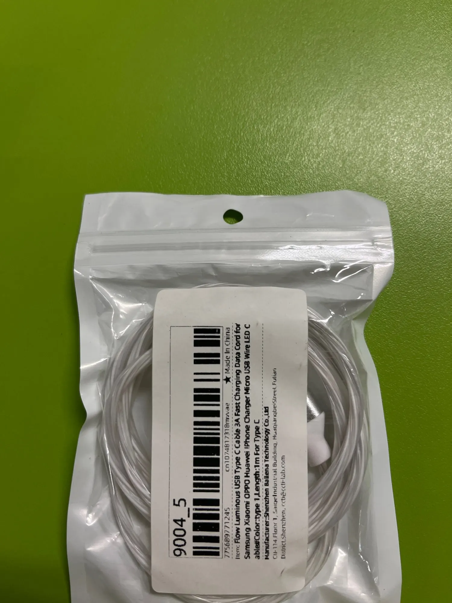 Glowing Cable Mobile Phone Charging Cables LED Light Micro USB Type C Charger For Samsung Xiaomi iPhone 14 13 Charge Wire Cord photo review