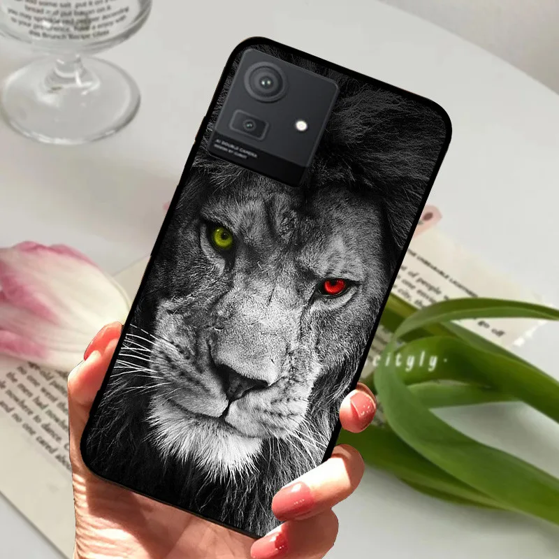 Shockproof Soft TPU Silicone Phone Case with Cartoon Matte Design