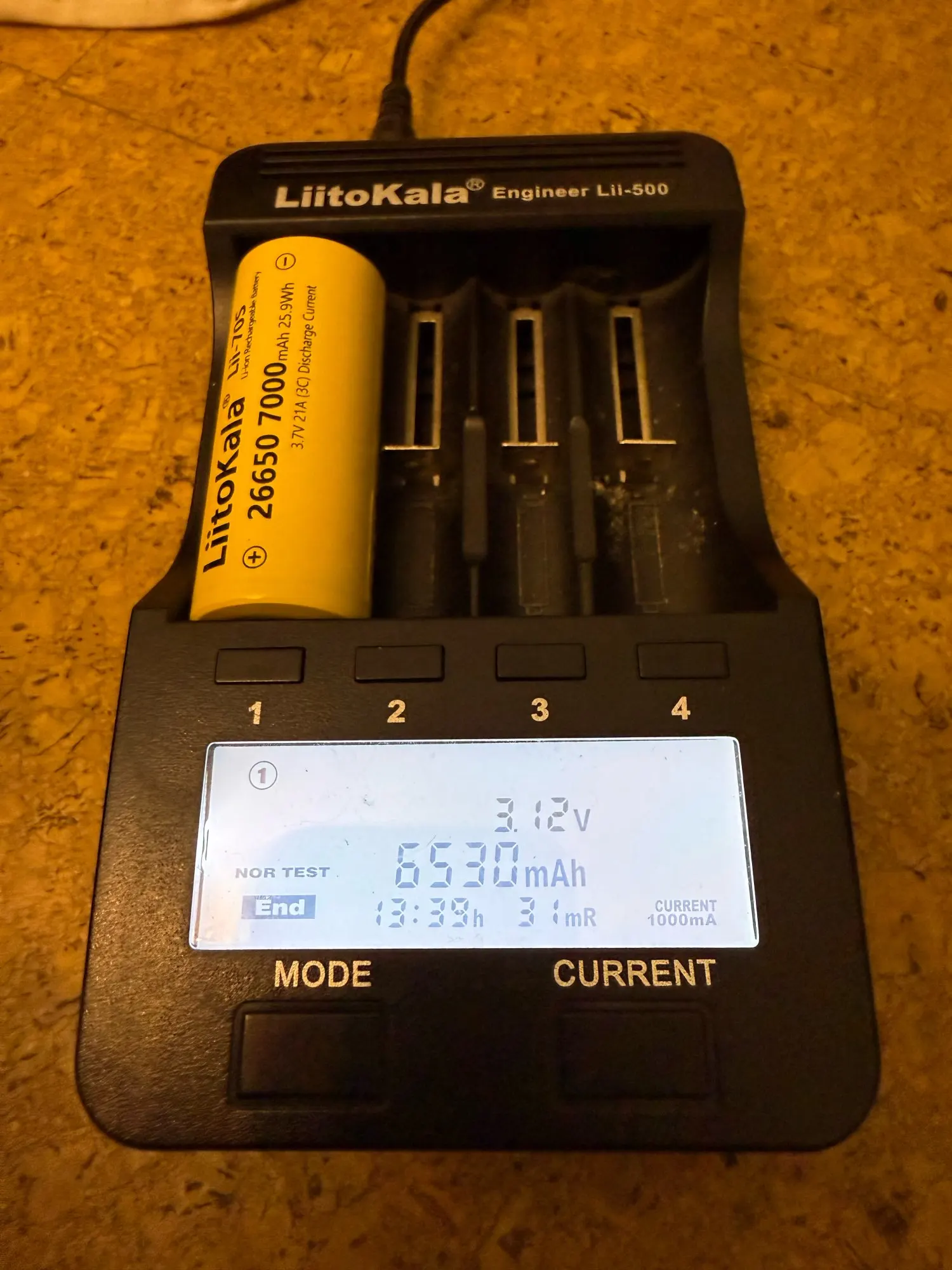 1-30pcs LiitoKala LII-70S 26650 3.7V 7000mA 35A power Rechargeable lithium battery 26650 Suitable for Flashlight batteries photo review
