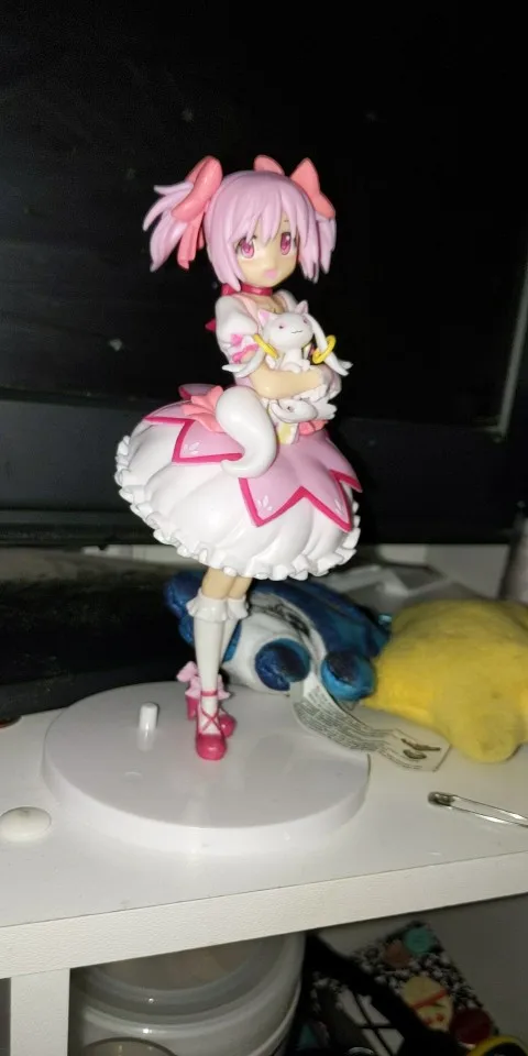 18CM Puella Magi Madoka Magica Aniem Figure Kaname Madoka Magic Girl PVC Anime Action Figures Model Anime Cartoon Model Toy Gift photo review