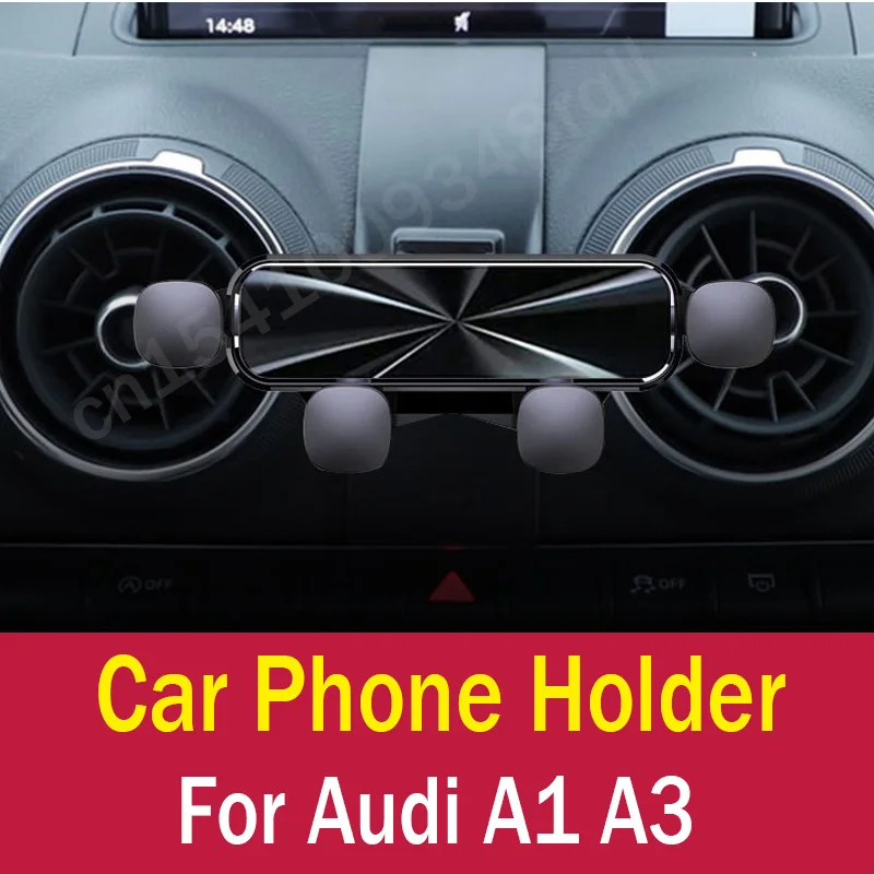 

Gravity Car Phone Holder Mobile Cell Phone Support Mount for Audi A3 A1 Accessories
