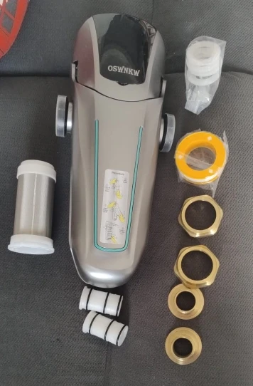 Whole House Sediment Water Filtration System - 40 Micron Filter with Quick Shutoff Valve for Easy Tool-Free Installation photo review