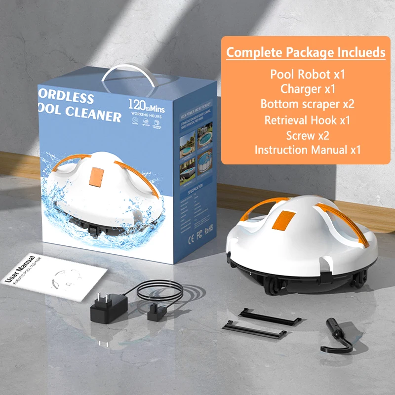 EU Plug-White Orange