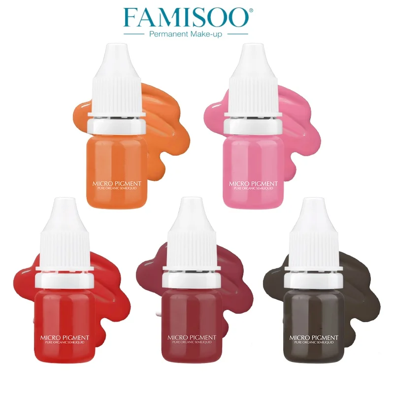 FAMISOO Professional eye micropigmentation pigments for eye primer tattoo eyeliner fine eyeliner semi continental
