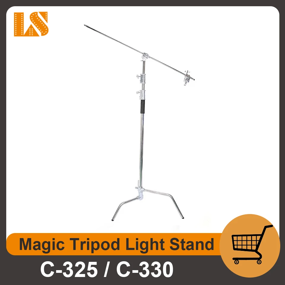 

LS C-325 C-330 C Stand Magic Tripod Photographic Equipment Photographic Accessory Light Stand for LED Light