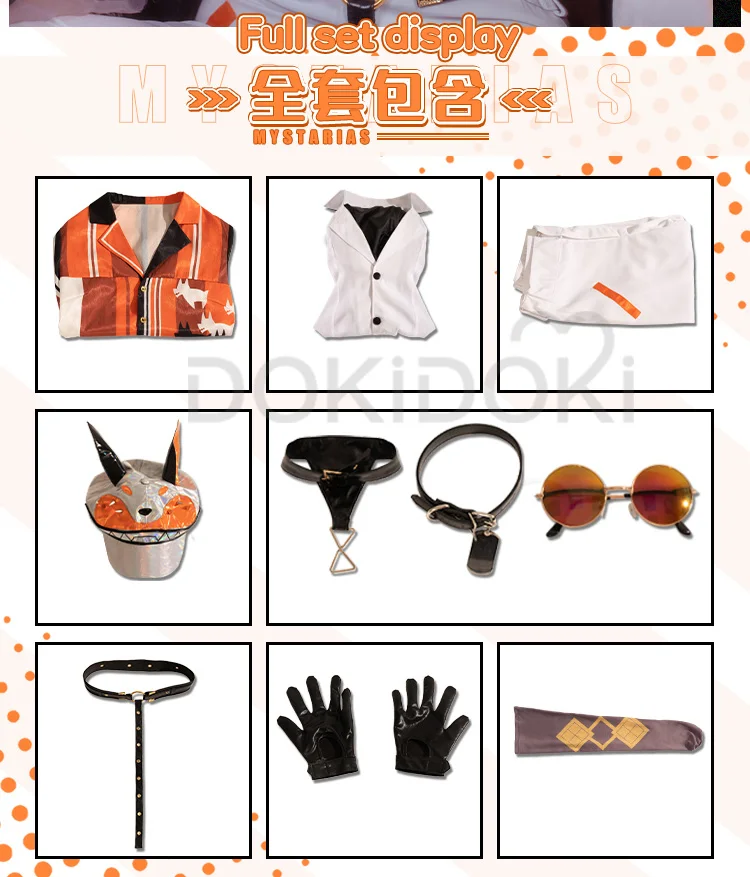 DokiDoki R NIJISANJI Cosplay Vtuber Luxiem Cosplay Mysta Rias Costume 